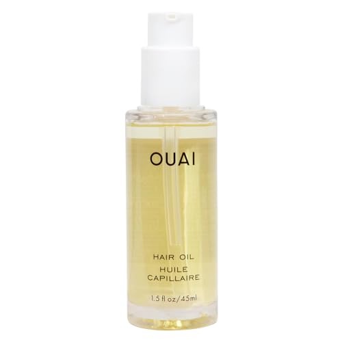 OUAI Hair Oil - Hair Heat Protectant Oil for Frizz - Adds Hair Shine and Smooths Split Ends - Color Safe Formula - Paraben, Phthalate and Sulfate Free (1.5 oz) - 1.5 Fl Oz (Pack of 1)