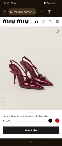 Miu Miu cherry red heels 🍒