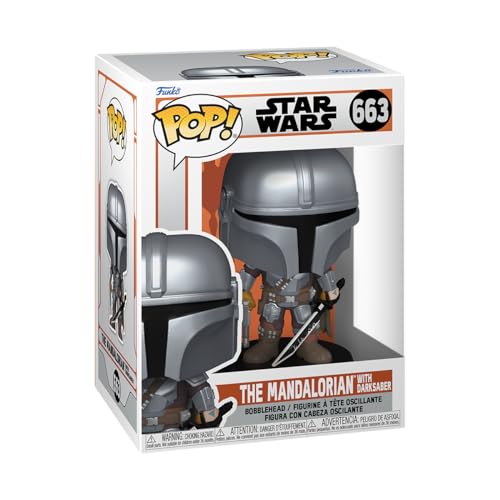 Funko Pop! Star Wars: The Mandalorian - The Mandalorian with Darksaber
