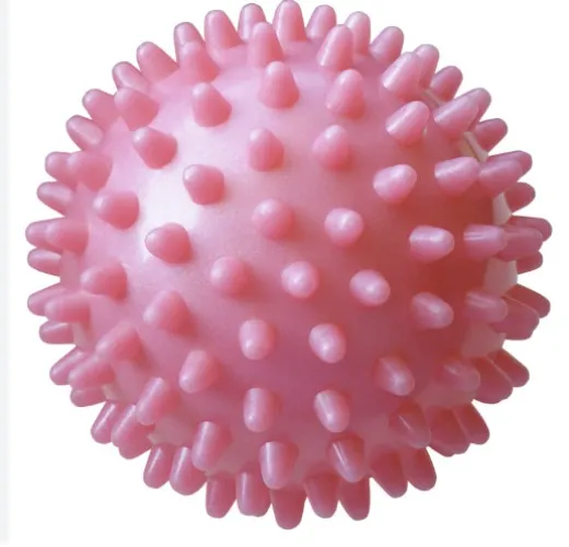 Therapist’s Choice® Pack of 2 Spiky Massage Balls, Hard & Soft Combo, Stress Reflexology, Porcupine Sensory Ball Set