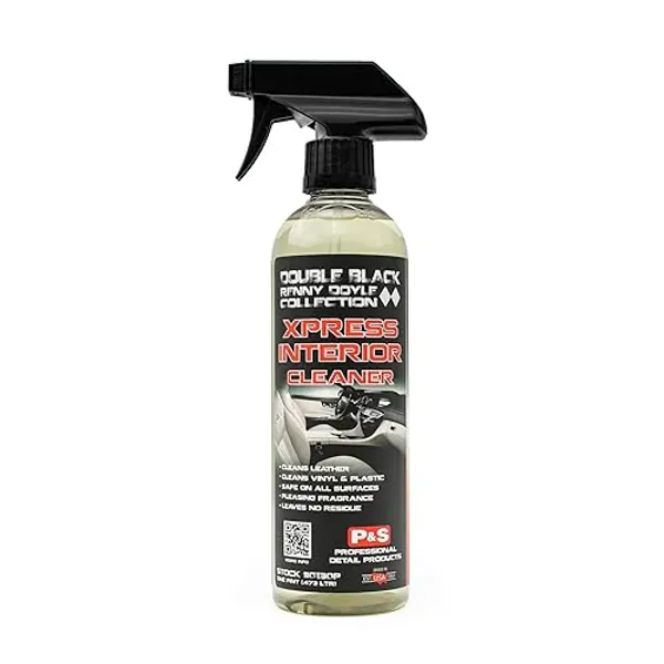P&S Professional Detail Products - Xpress Interior Cleaner - Perfect for Safely Removing Traffic Marks, Dirt, Grease, and Oil; Works on Leather, Vinyl, and Plastic; Fresh Scent (1 Pint)