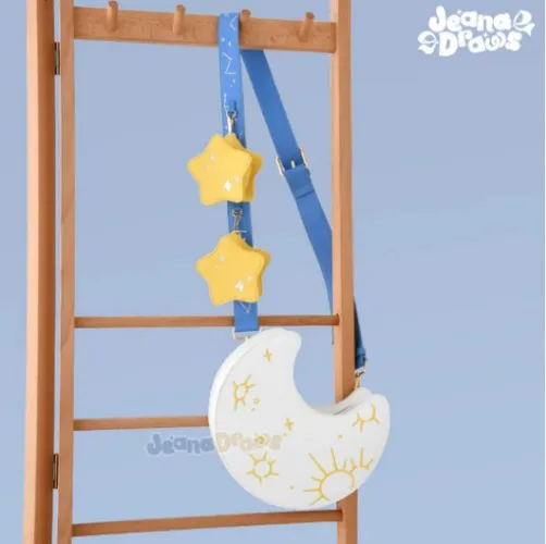 Moon and Stars Dangle Bag Set