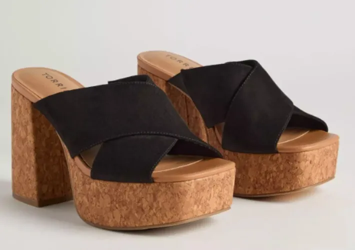 X-Band Platform Heeled Sandal