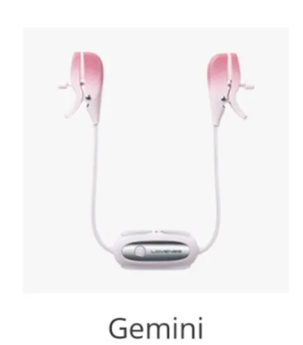 Lovense® Gemini: App-controlled vibrating nipple stimulators with clips!