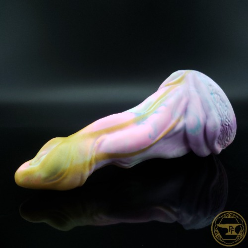 *|YEAR END|* Medium Halichoer, Soft 00-30 Firmness, Gold Drips over Soft Pastels, 2264, UV, GLOW | Default Title