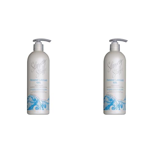Slippery Stuff, 16 oz Gel, Clear, Pound, Unscented, 1 Count (LU031) (Pack of 2) - 1 Pound (Pack of 2)