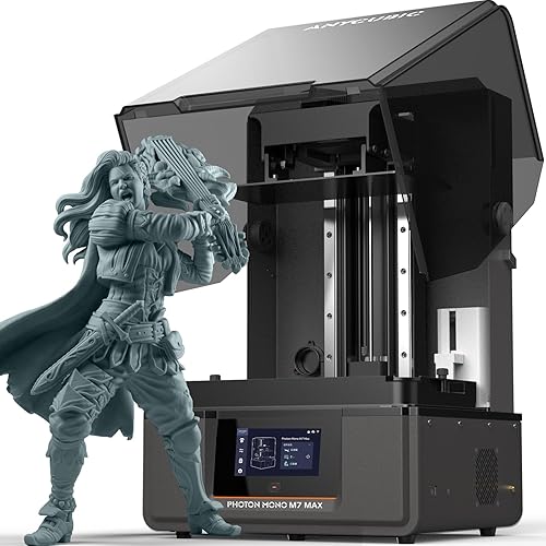 ANYCUBIC Photon Mono M7 MAX Resin 3D-Drucker, 13,6’’ 7K Großer Resin-Drucker mit COB LighTurbo 3.0, Aufklappbarem Cover-Design, Intelligent-Assist-Druck, Druckgröße 298 x 164 x 300mm - Photon Mono M7 Max