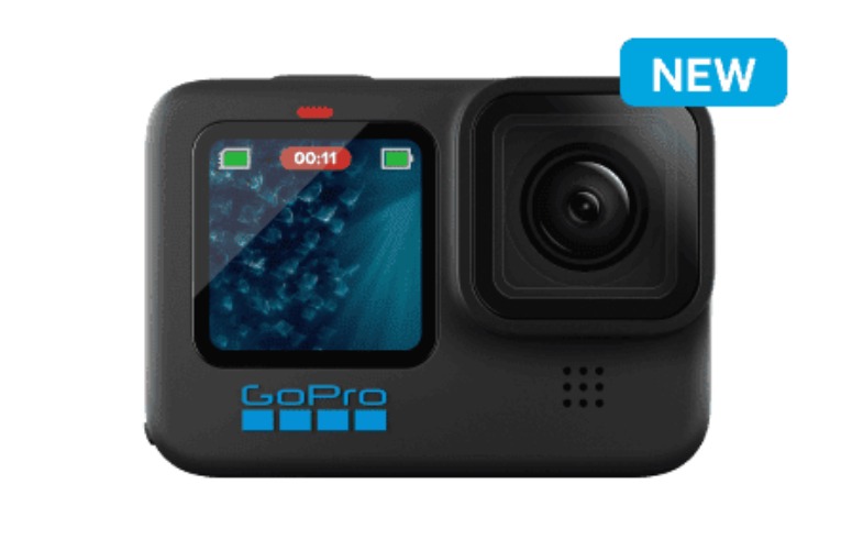 GoPro HERO11 Black Action Camera (Waterproof + Stabilization)