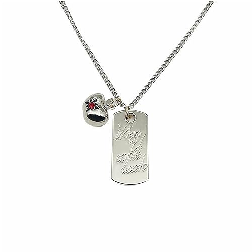 BJDhouse Love and Deepspace Caleb necklace Caleb Apple same style necklace Jewelry Acccessories Gifts Cosplay Decoration, Caleb gift