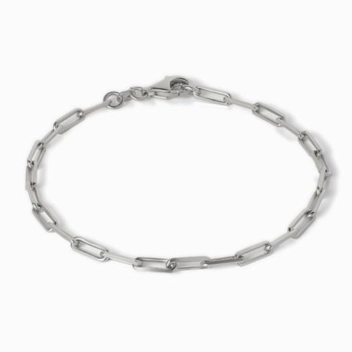 Paperclip Chain Bracelet - Sterling Silver