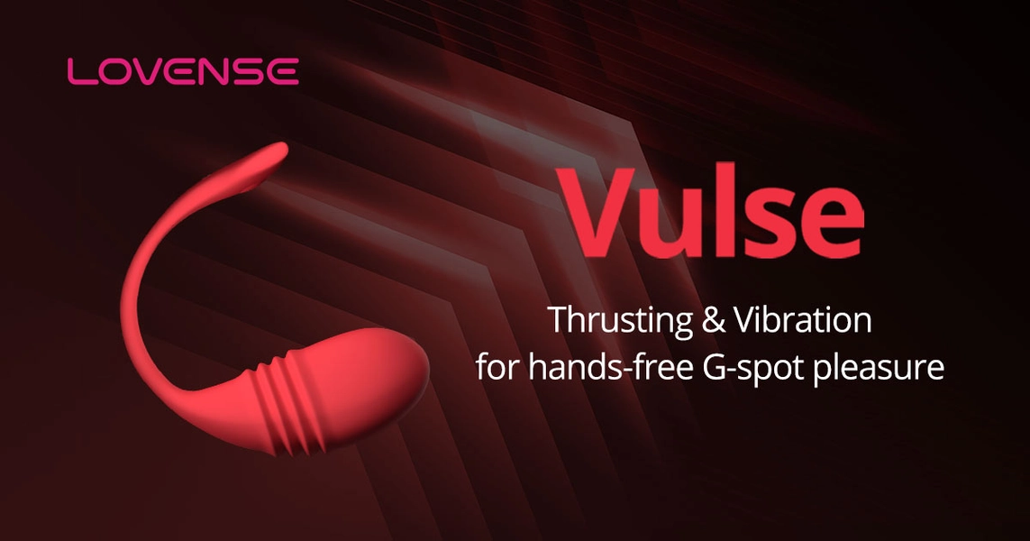 Lovense® Vulse: Best Handsfree G Spot Remote Control Thrusting Egg Vibrator