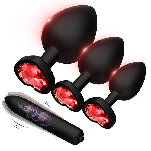 Date Night Gifts for Lover Silicone 4 Pcs Butt Training Tool Anales Relaxing Plugs Adult Toy for Women and Couples Game Sunglasses HB001-3