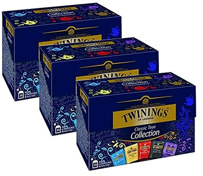 Twinings Collection de thé noir classique 3 x 20 sachets