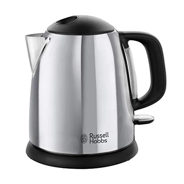 Russell Hobbs Bouilloire 1L, Ebullition Rapide, Marquage Tasses, Ouverture Facile, Design Compact - 24990-70 Victory - Bouilloire