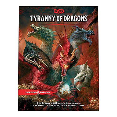 Tyranny of Dragons (D&D Adventure Book combines Hoard of the Dragon Queen + The Rise of Tiamat) (Dungeons & Dragons) - Physical Book