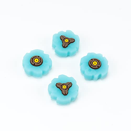 Yocore Zelda Switch Thumb Grip Caps,Soft Silicone Thumb Grips,Analog Soft Silicone Joystick Caps Stick Caps for Switch/OLED/Switch Lite,4 Pcs