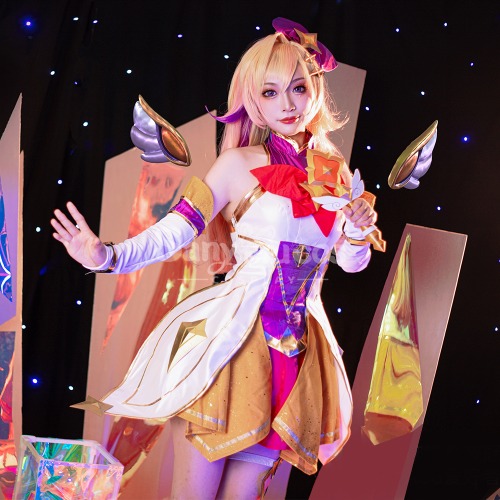 Game League of Legends Cosplay Star Guardian Seraphine Cosplay Costume - S
