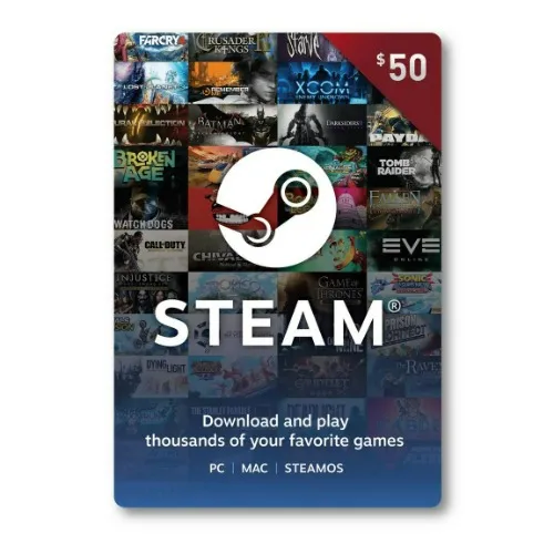 Steam $50 Gift Card