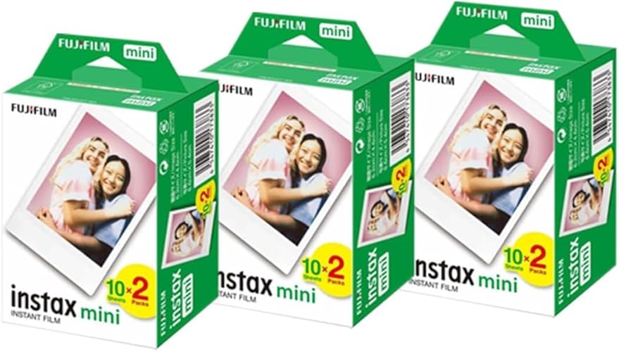 Fujifilm Instax Mini Instant Film (3 Twin Packs, 60 Total Pictures)