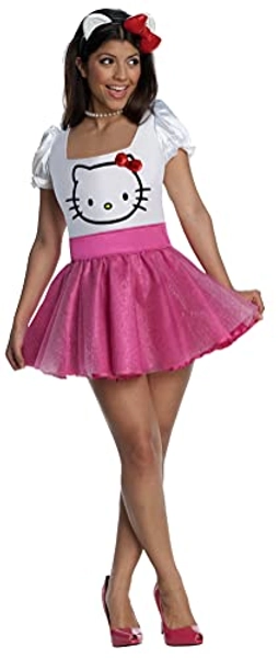Secret Wishes Womens Hello Kitty Costume, Pink, X-Small