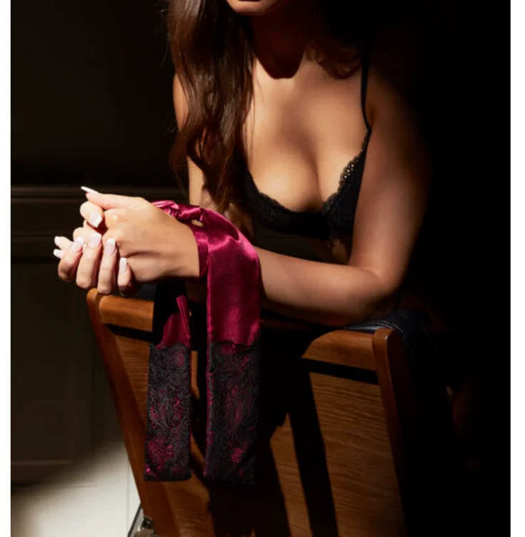 Satin and Lace Blindfold