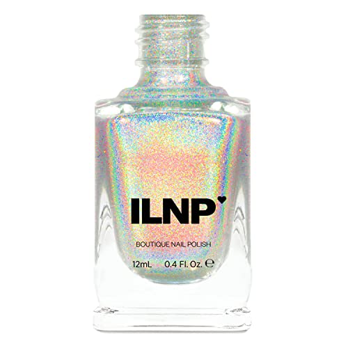 ILNP MEGA (S) - Scattered Holographic Nail Polish - MEGA (S) - 0.4 Fl Oz (Pack of 1)
