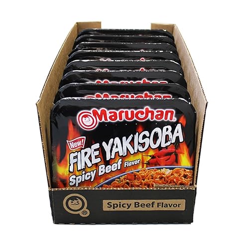 Yakisoba Fire Spicy Beef Flavor, 3.99 Ounce (Pack of 8)