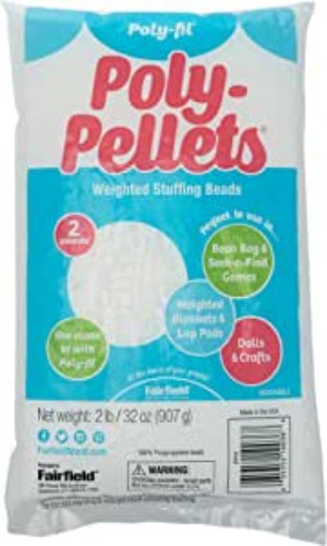 Fairfield PP2 Poly-Pellets Weighted Stuffing Beads - Multicolor