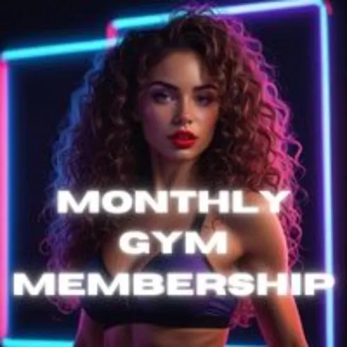 Monthly gym membership to stay fit