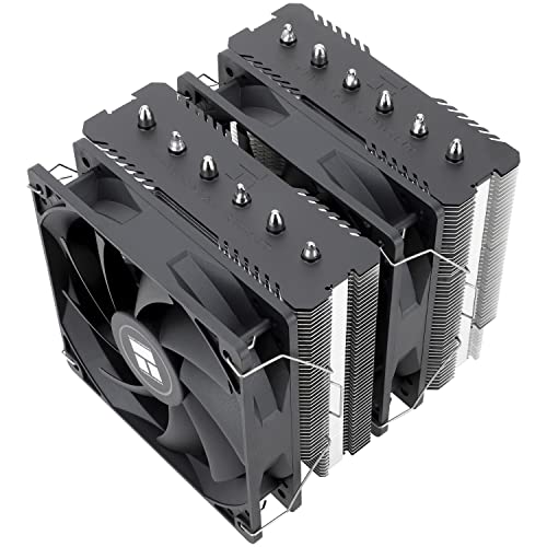 Thermalright Peerless Assassin 120 SE CPU Luftkühler, 6 Heat Pipes Kühler, Dual 120mm TL-C12C PWM Lüfter,Aluminium Kühlkörper Abdeckung,AGHP Technologie, für AMD AM4/AM5 Intel 1700/1150/1151/1200 - PA120 SE