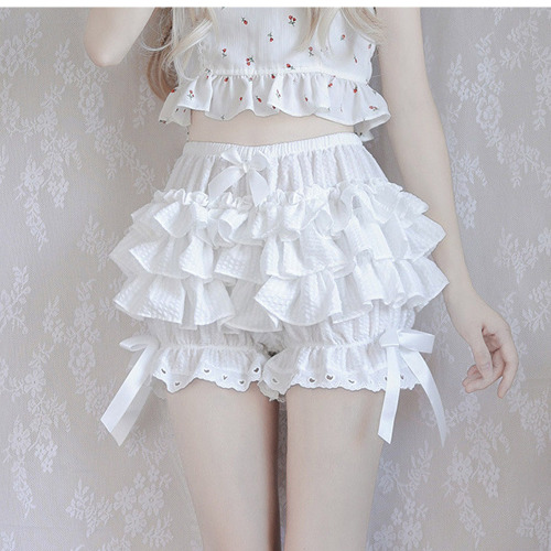 Frilly Bloomers - Type A White / XL