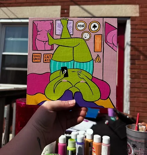 Weeknight Vibes Painting