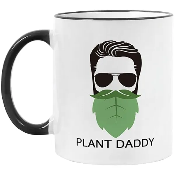 Fatbaby Plant Gifts Coffee Mug for Men,Plant Dad Cup,Gardening Gifts for Dad Men Coworkers Plant Lover Tea Cup11OZ - plant daddy