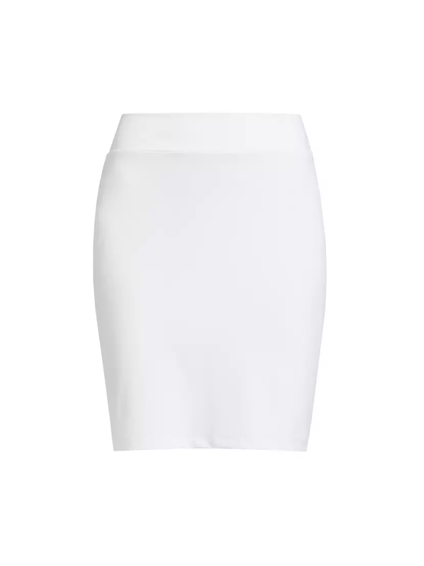 Straight Stretch A-Line Skirt