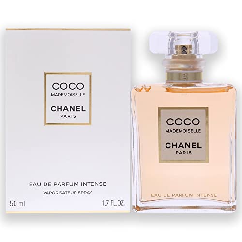 Chanel Coco Mademoiselle Intense Eau De Parfum Spray, 1.7 Oz - Floral,Orange,Rose,Vanilla - 1.7 Fl Oz (Pack of 1)