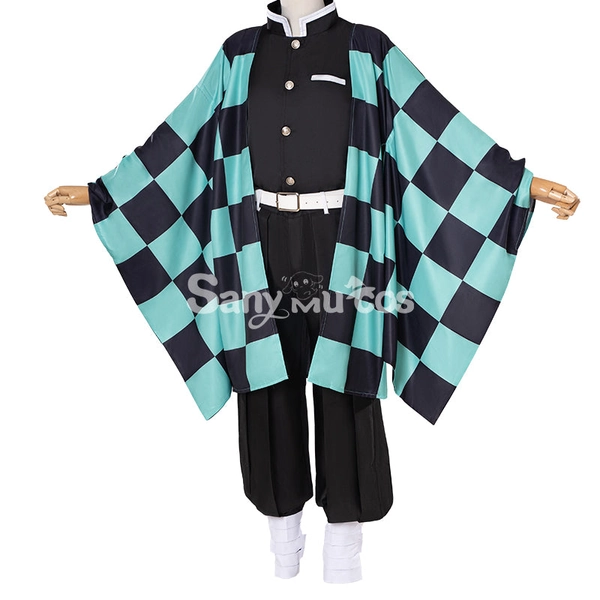 Anime Demon Slayer Kimetsu no Yaiba Kamado Tanjiro Japanese Style Uniform and Yukata Cosplay Costume
