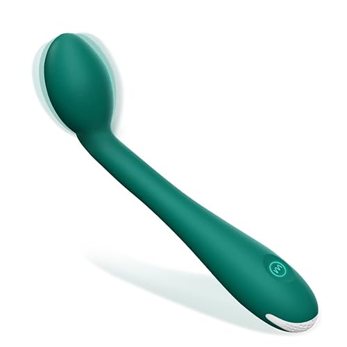G Spot Vibrator Adult Sex Toys, Clitoral Tits Anal Stimulator Dildo with 12 Powerful Vibrating Modes,Clit Nipple Personal Massager for Women,Waterproof Bullet Finger Training for Couple - Green
