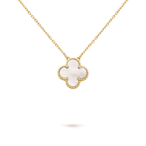 Vintage Alhambra pendant 18K yellow gold, Mother-of-pearl - Van Cleef & Arpels