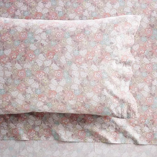 Hello Kitty Floral Sheets