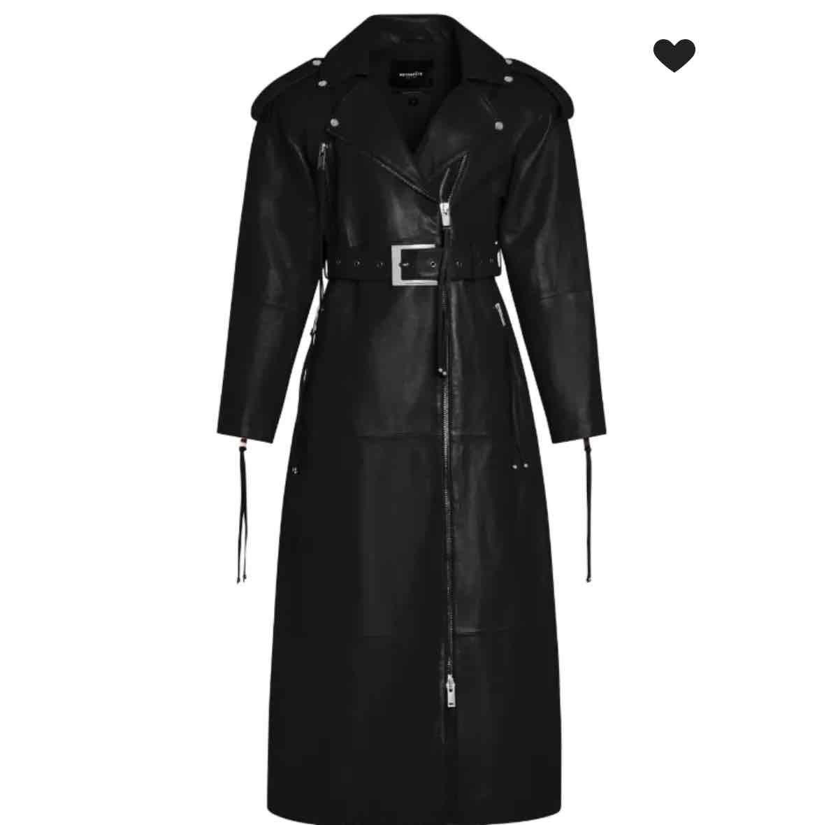 Knightley leather coat 