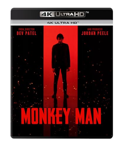 Monkey Man [4K Ultra HD] [2024] [Blu-ray] [Region Free]