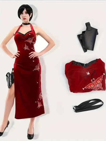 vestido cosplay ada king sexy qipao   sin     - Temu Argentina