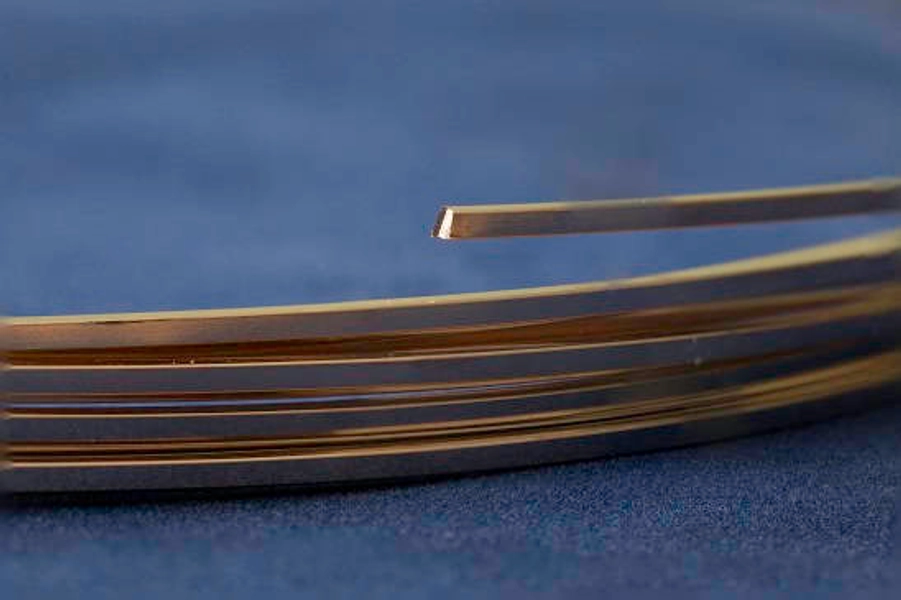 Yellow Gold-Filled Square Wire 14/20 (Soft)