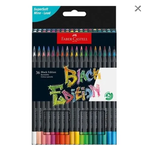 Colouring In Pencils Set - Faber Castell Black Edition