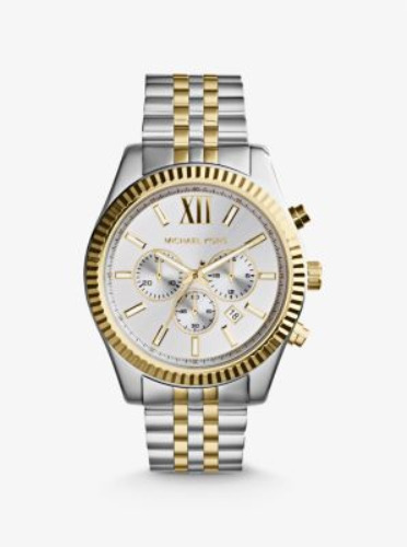 Oversized Lexington Two-tone Watch | Michael Kors