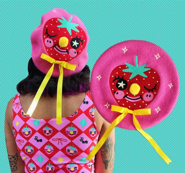 Strawberry Beret