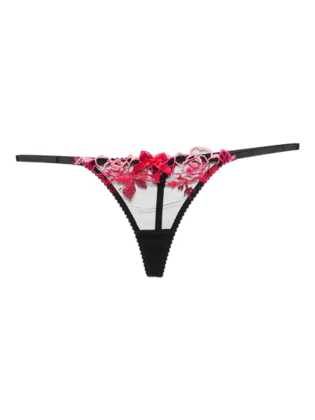 Agent Provocateur Callypso floral-embroidered thong | 3