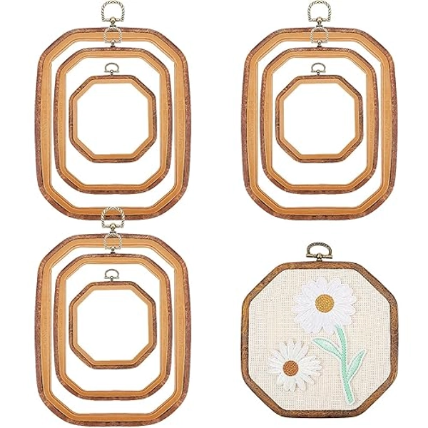 Embroidery display hoops 