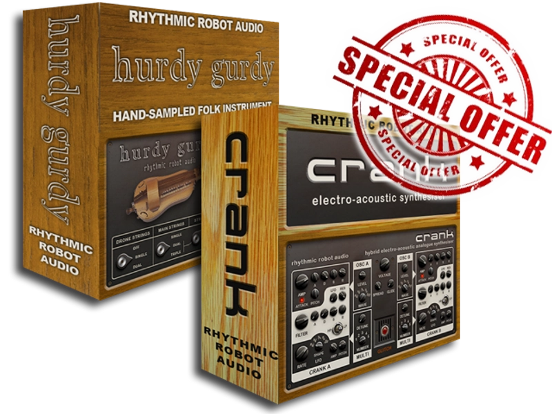 Hurdy Gurdy / Crank bundle for Kontakt | Rhythmic Robot Audio