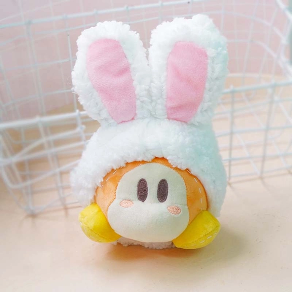 Rabbit Ears Kirby Plush Toy Bunny Waddle Dee Plushies - Orange